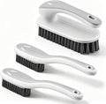 SetSail Soft Bristle Scrub Cleaning Brush 3 Pack Laundry Brush Gray White | by SetSail