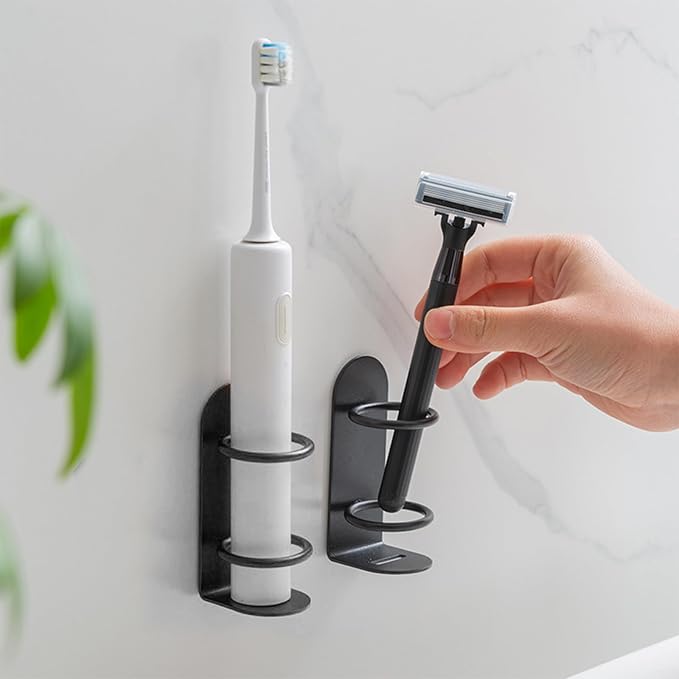 2pcs Electric Toothbrush Holder, Wall Mounted Electric Toothbrush Holder - Image 5