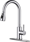 FORIOUS Kitchen Faucets with Pull Down Sprayer, Stainless Steel, Chrome | by FORIOUS