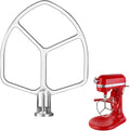 Stainless Steel Paddle Attachment Rust-Resistant Compatible with KitchenAid 5Plus -6QT Mixer, Bowl Lift Stand Mixer Attachment for Quick Kneading of Bread, Pasta, Cookies, Pizza, Etc. Dishwasher Safe