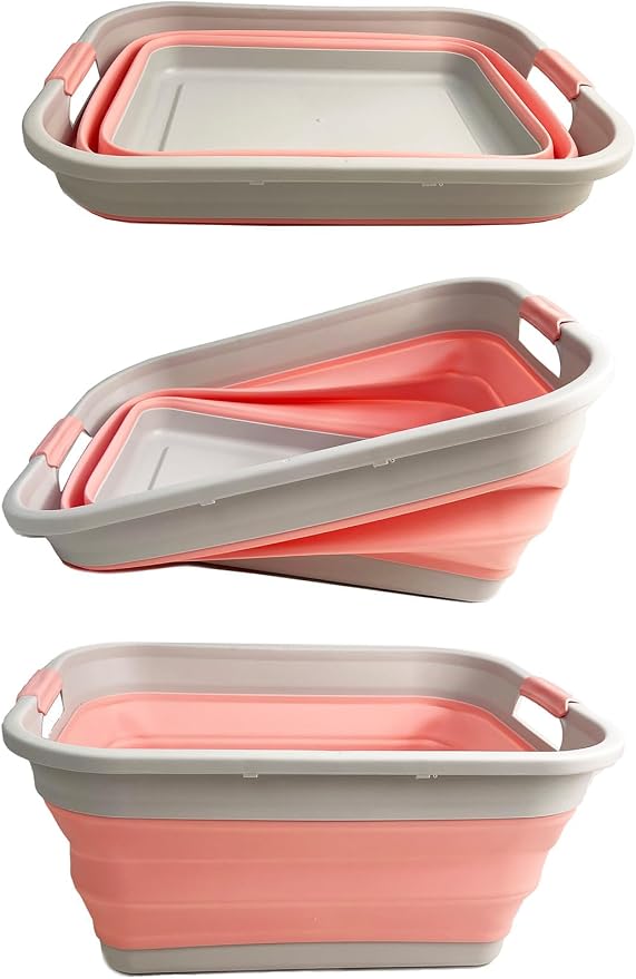 SAMMART 41L Collapsible Plastic Laundry Basket - Image 8