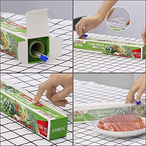 KAMMAK Plastic Wrap with Slide Cutter - Image 3