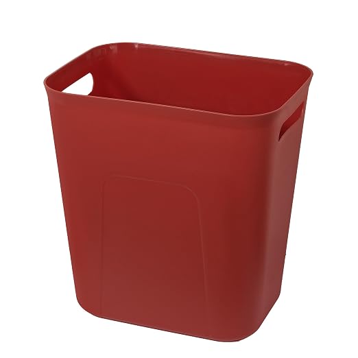 UUJOLY Plastic Small Bathroom Trash Can Wastebasket, 3.5 Gallon, Laundry Room by UUJOLY
