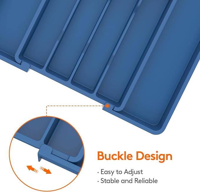 Lifewit Expandable Silverware Drawer Organizer, Kitchen Utensil Tray | BPA-free - Image 5