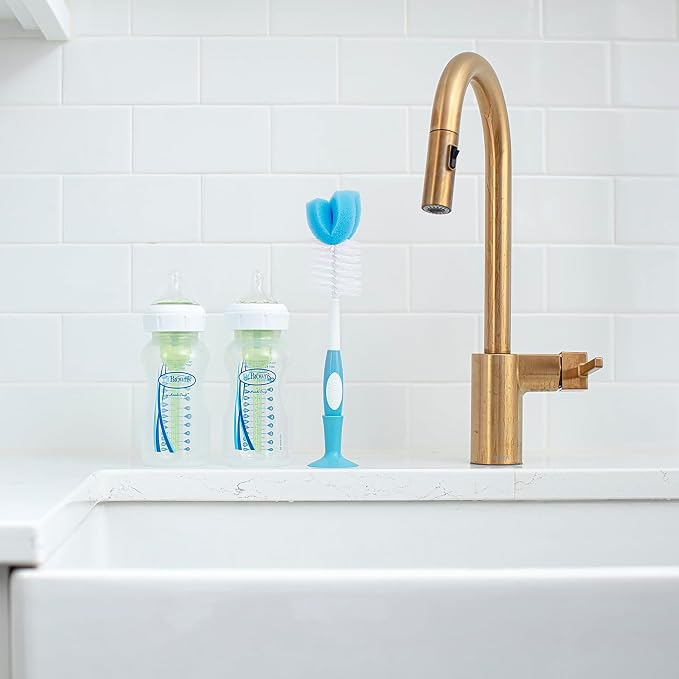 Dr. Brown's Reusable Sponge Baby Bottle Cleaning Brush Set - Image 6