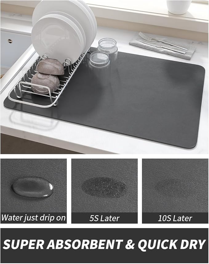 AMOAMI Coffee Mat Dish Drying Mat - Image 2