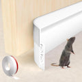 KNEELISA 78" White Under Door Draft Stopper Interior by KNEELISA
