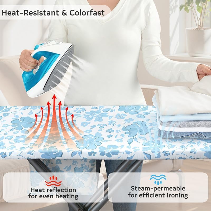 FIOBEE Ironing Board Cover and Pad Extra Thick Iron Board Pad - Image 3