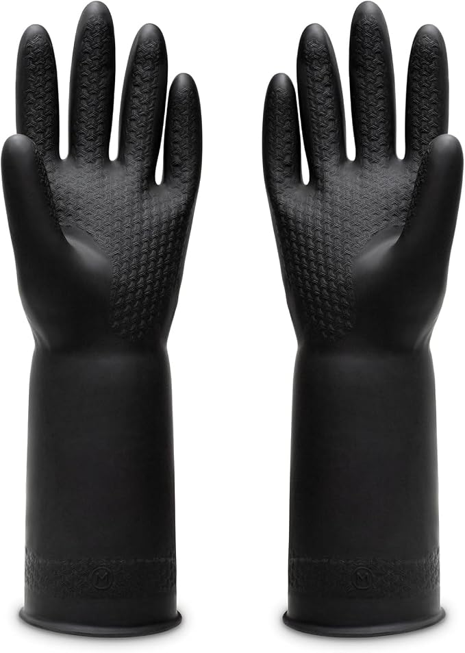 Heavy Duty Chemical Resistant Rubber Gloves by Uxglove