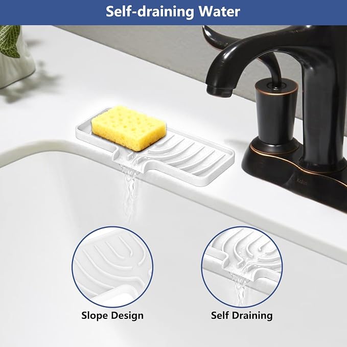 JACZZO Silicone Sponge Holder for Kitchen Sink - Image 3