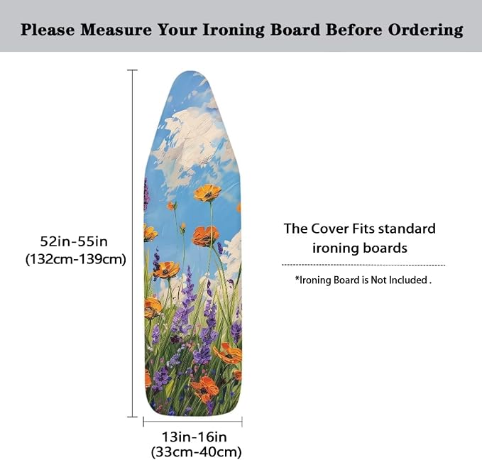 Ironing Board Cover Decor 15x54 Inch, Iron Board Cover - Image 3