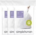 simplehuman Code G 60 Count Custom Fit Liners, Drawstring Kitchen Trash Bags by Unknown