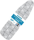 Ironing Board Cover and Pad 15x54, RAINHOL Gray Pattern Standard Size by RAINHOL