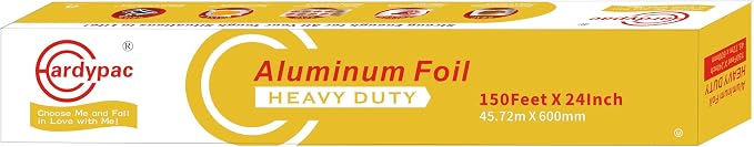24 inch extra wide Heavy Duty Aluminum Foil Roll, 23 Micron Thick, 24 Inch x - Image 4