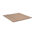 Outwater 4ft Wide x 8ft High x 5/32in Thick Unfinished Red Oak Veneer Decorative Wall Tambour Panel with 3/4in 30-Degree Groove Slats – Flexible and Customizable for Interior Applications