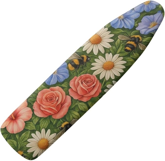 Rose Ironing Board Cover Non Stick Scorch Ironing Board Cover and Pad Standard by Unknown
