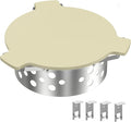 Skyflame Charcoal Heat Controller for 22”/26” Kettle Grills, Stainless Steel BBQ Smoking Gilling Kit with Ceramic Heat Deflector Plate - U.S. Design Patent, Turns Your Charcoal Grill Into a Smoker