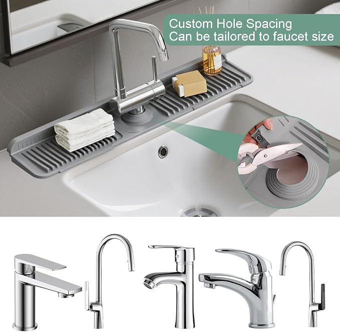 24 Inch Upgraded Draining Mat Folding Faucet Mat - Image 8