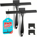 2pcs Shower Squeegee for Glass Doors by ALFLOD