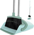 Broom and Dustpan Set for Home, 51-in Long Adjustable Handle Angle Broom and by EZKEY