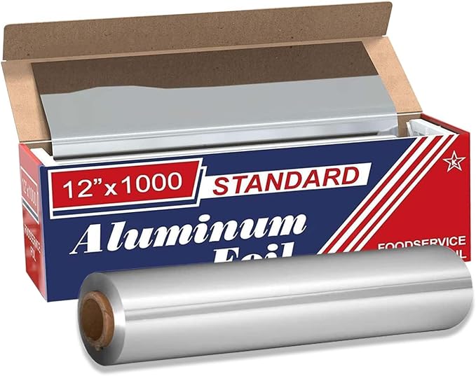 12" x 1000" Standard Aluminum Foil Roll by Unknown