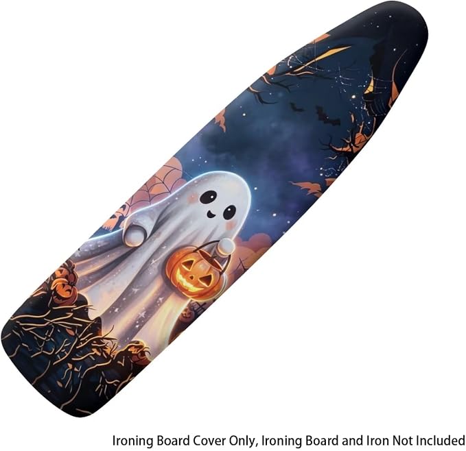 Halloween Cover for Ironing Board 15x54 Inch Ghost Pumpkin Iron Board Cover - Image 6
