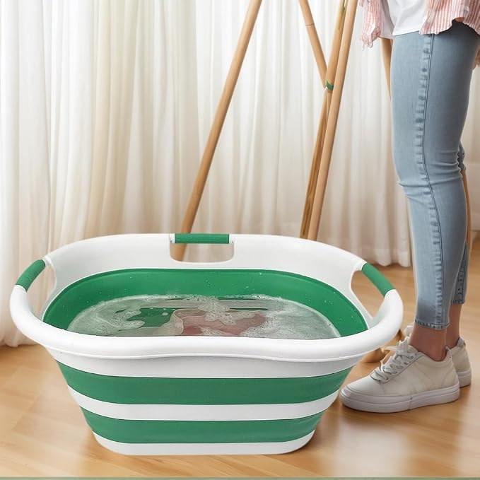SAMMART 40L Collapsible Plastic Laundry Hamper - Image 8