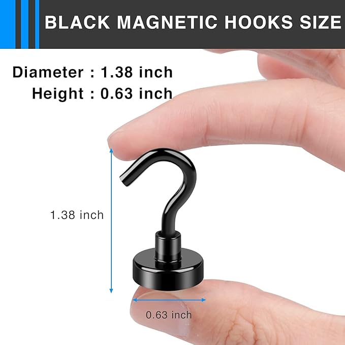 LOVIMAG Magnetic Hooks for Cruise Essentials 2026 Cabins Door 25 Pack-30LBS - Image 2