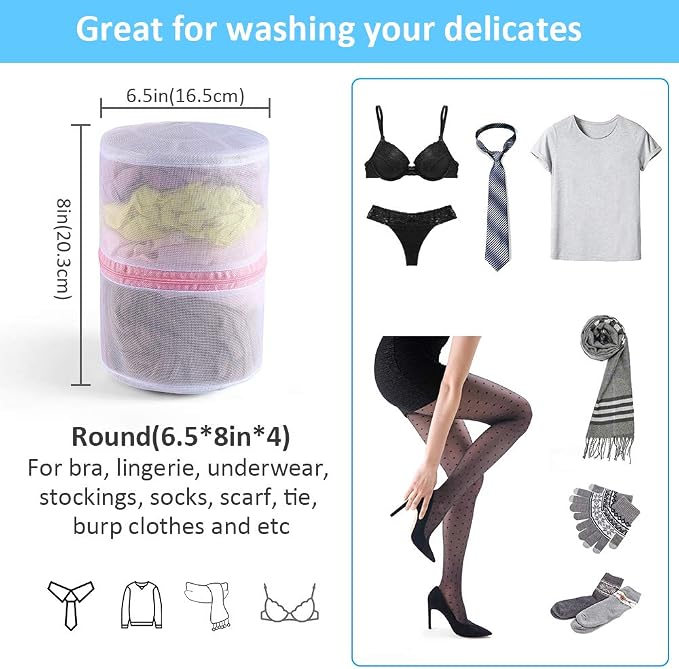 GOGOODA Mesh Laundry Bags for Delicates Durable Protective Wash Bags - Image 2