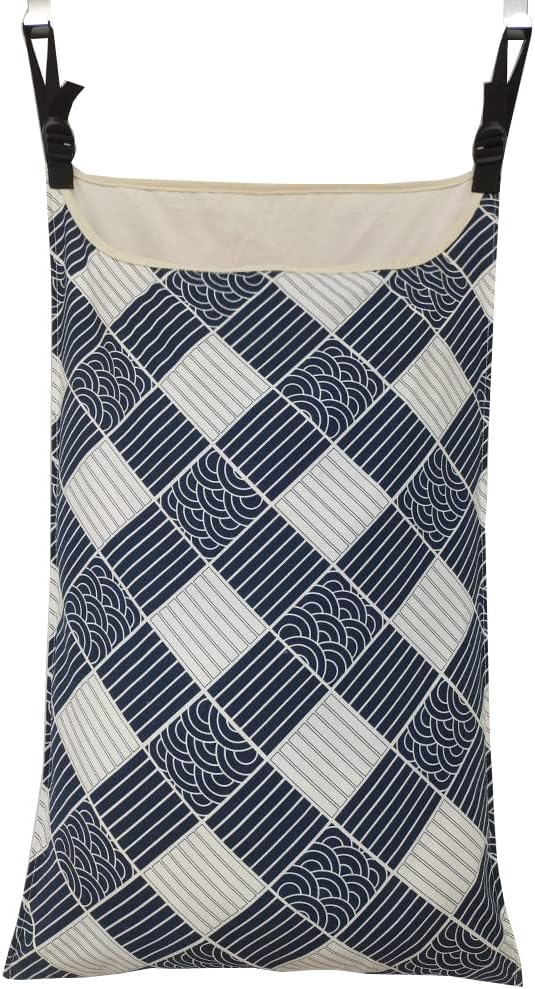 Adjustable Space Saving Over the Door Hanging Laundry Hamper Bag by HDHYK
