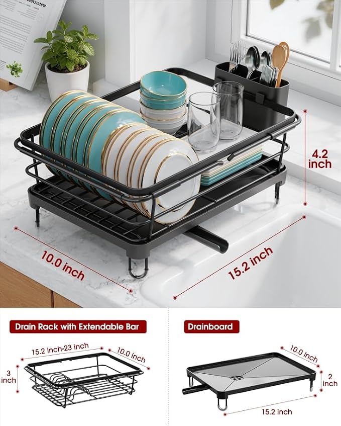 Sakugi Dish Drying Rack in Sink - Image 3