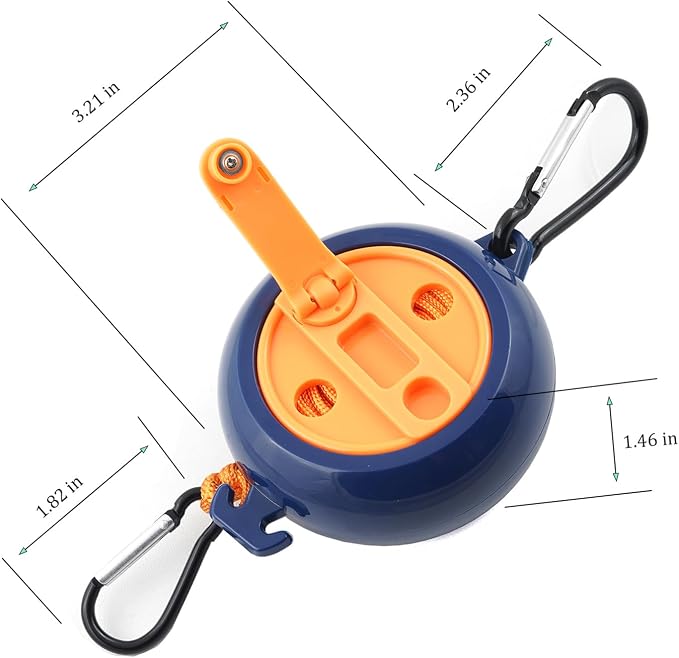32 FT Portable Travel Clothesline, Retractable Camping Clothesline - Image 4