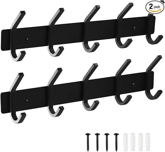 VAEHOLD Wall Hooks, Heavy Duty Aluminum Towel Hooks by VAEHOLD