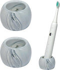 Small Ceramic Electric Toothbrush Holder Stand by asoqwal