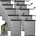 GXXMEI 10PCS 8X12inch Nylon Mesh Drawstring Bags by GXXMEI