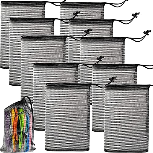 GXXMEI 10PCS 8X12inch Nylon Mesh Drawstring Bags by GXXMEI