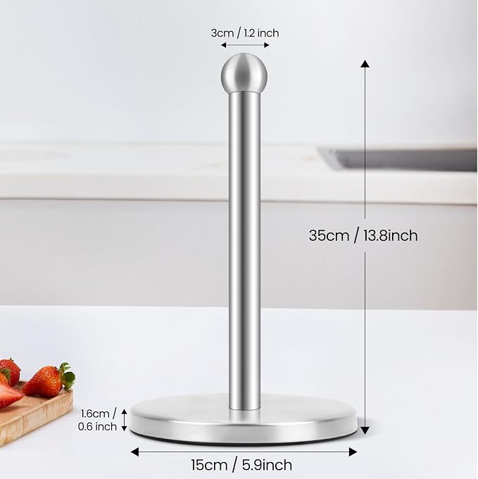 Paper Towel Holder, Kitchen Paper Towels Holder Stand - Image 3