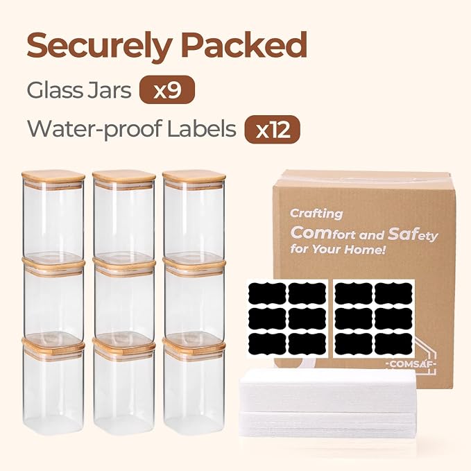 ComSaf Square Glass Containers - Image 7