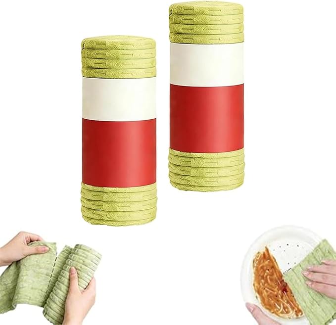 Multipurpose Reusable Tear-Off Cleaning Cloth Roll by Unknown