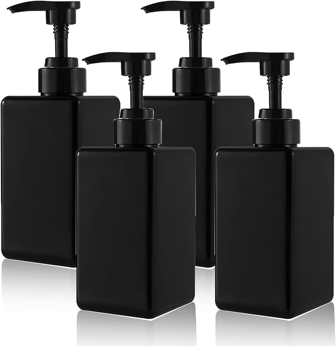 15 oz Hand Soap Dispenser, Plastic Pump Bottles, Refillable Empty Lotion by JiatuA
