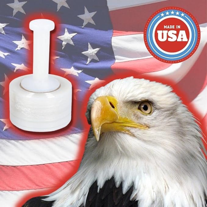 PSBM 36 Rolls 3 Inch x 1000 Feet 50 Gauge Mini Stretch Film/Wrap - Image 8