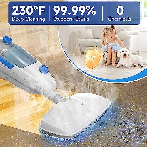Steam Mop for Floor Cleaning, 10in1 Multi Purpose Handheld Steamer Cleaner - Image 3