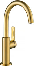 KRAUS Oletto Single Handle Kitchen Bar Faucet in Brushed Brass, KPF-2822BB by Unknown
