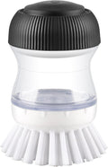 OYV Soap Dispensing Palm Brush, Non-Scratch Nylon Bristles, by OYV