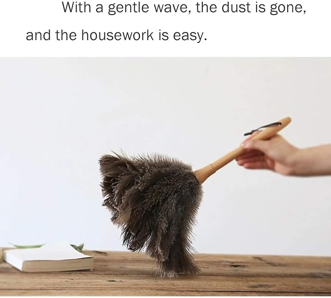 DDZMZ Ostrich Feather Duster for Cleaning - Image 6