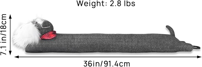 36 Inch 3LB Heavy Duty Under Door Draft Stopper, Decorative Soundproof Door - Image 2