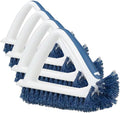 Unger 2-in-1 Grout and Corner Scrubber Brush Tool, Crevice Bathroom Cleaning by Unger
