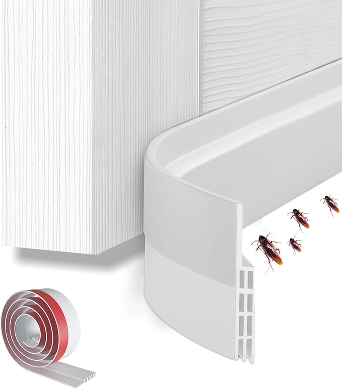 Ohuhu Door Draft Stopper, for interior exterior doors, 3-layer soundproof by Ohuhu