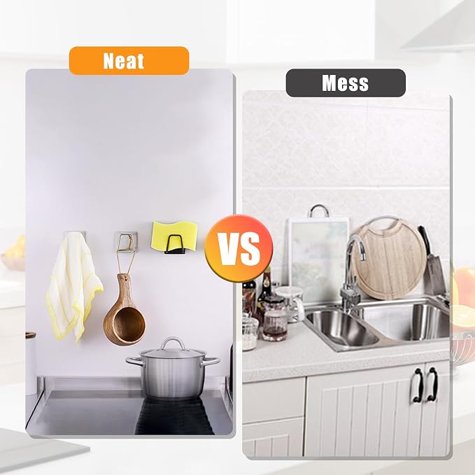 Luckyiren 2-Pack Stainless Steel Sponge Holder - Image 7