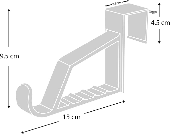 HANGERWORLD 2 Pack Over The Door Hooks - Image 5